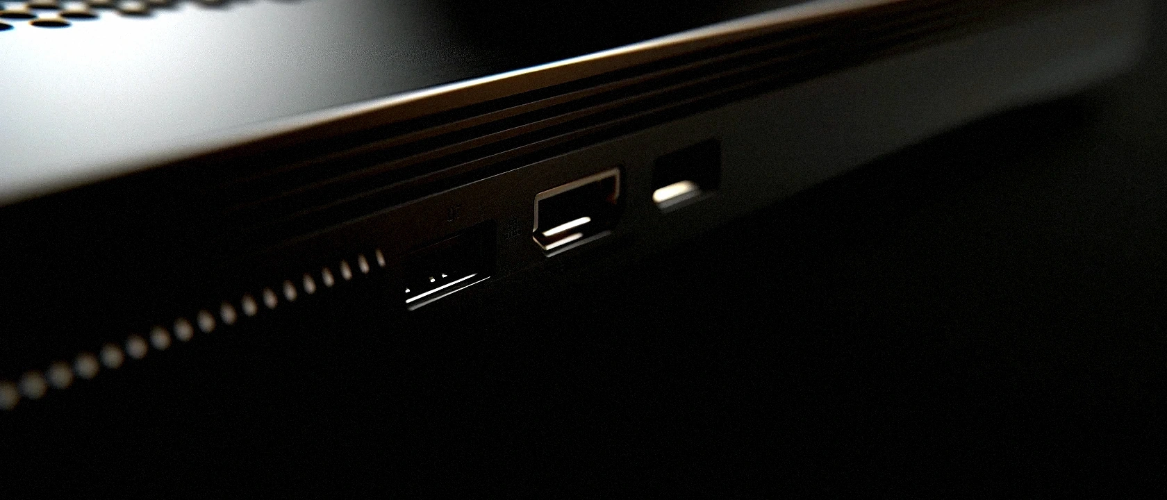 The compute module sliding out of the chassis on a guide rail.