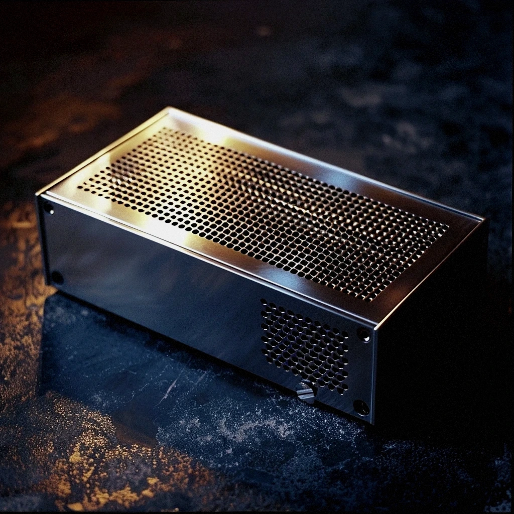 A titanium desktop computer concept.
