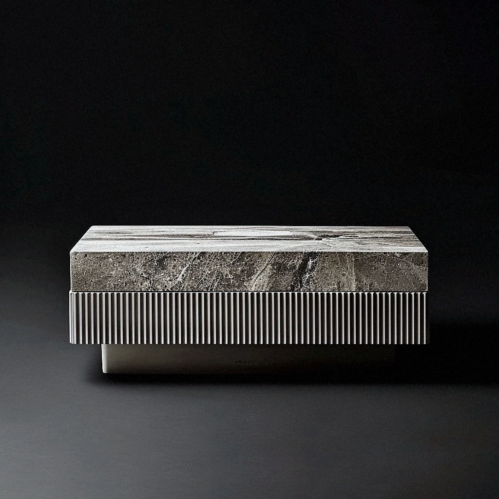 A titanium-legged console concept.