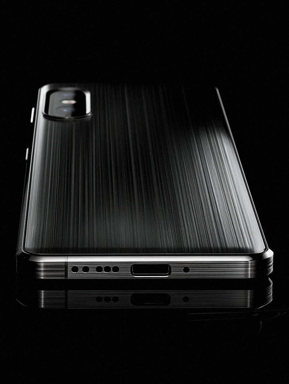 A titanium phone concept.