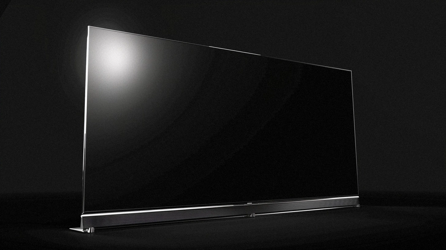A machined grade-5 titanium enclosure, rim-lit against deep black — the Relic Titanium TV.