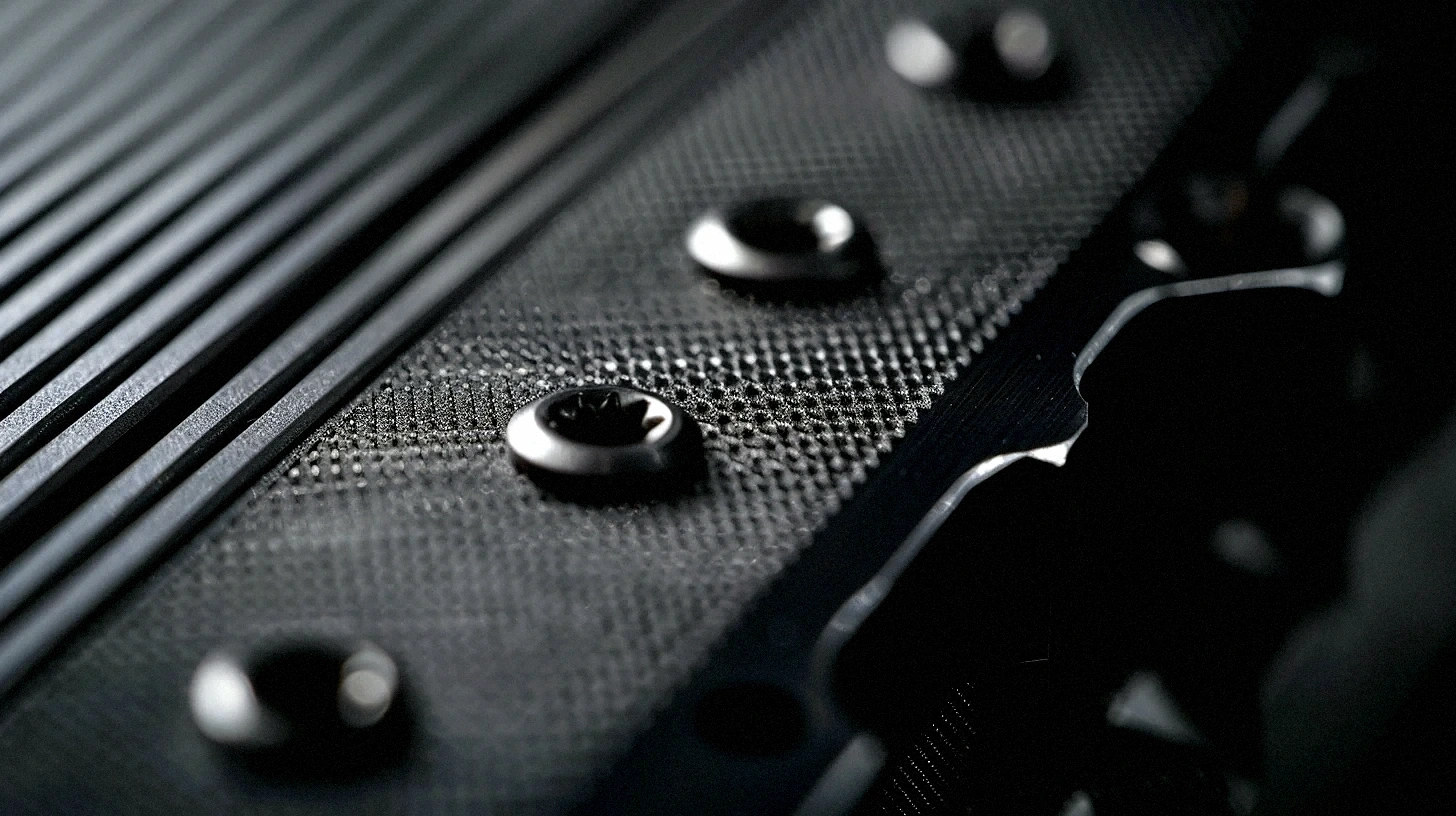 The rear of the television, a clean titanium panel with a service seam.